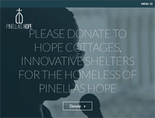 Tablet Screenshot of pinellashope.org